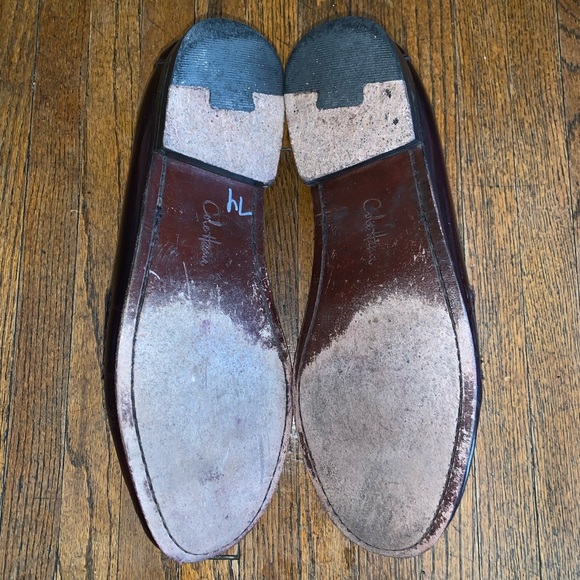 Cole Haan Brown Leather Slip On Loafers Size 13D - Picture 8 of 8